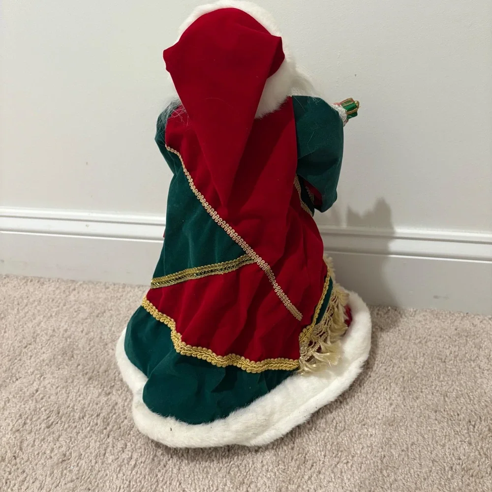 Santa Claus Christmas Tree Topper‎ or Stand Alone Decoration Old World 18